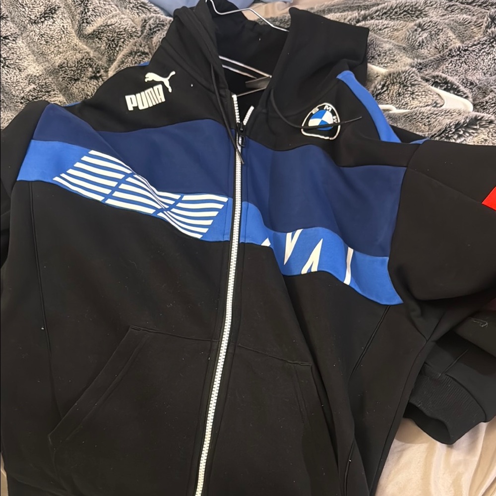 Puma Black and Blue BMW Jacket